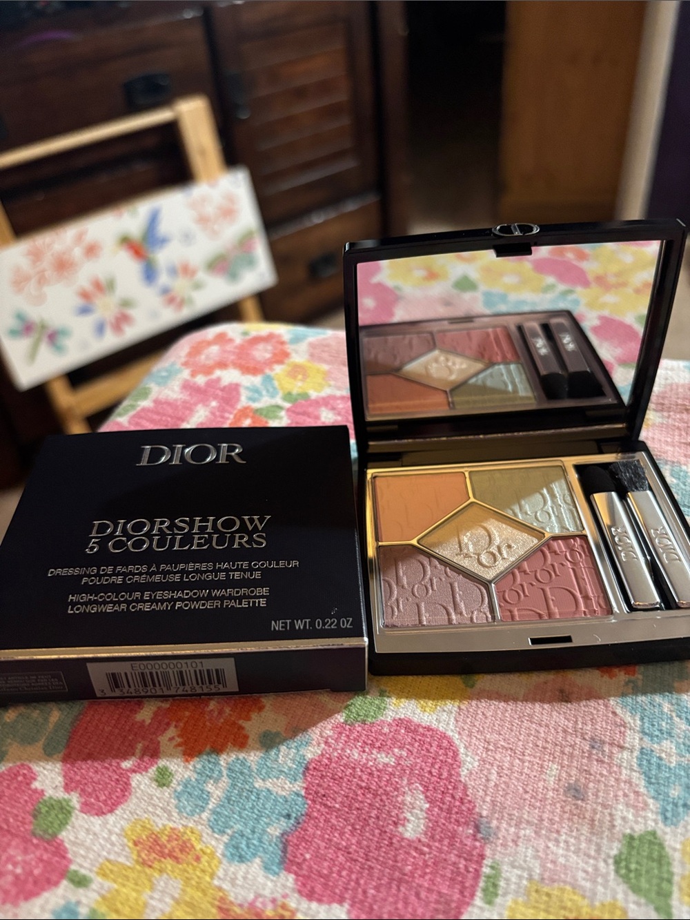 Dior Diorshow 5 Couleurs Eyeshadow Palette - Pink, Gold & Green NEVER USED